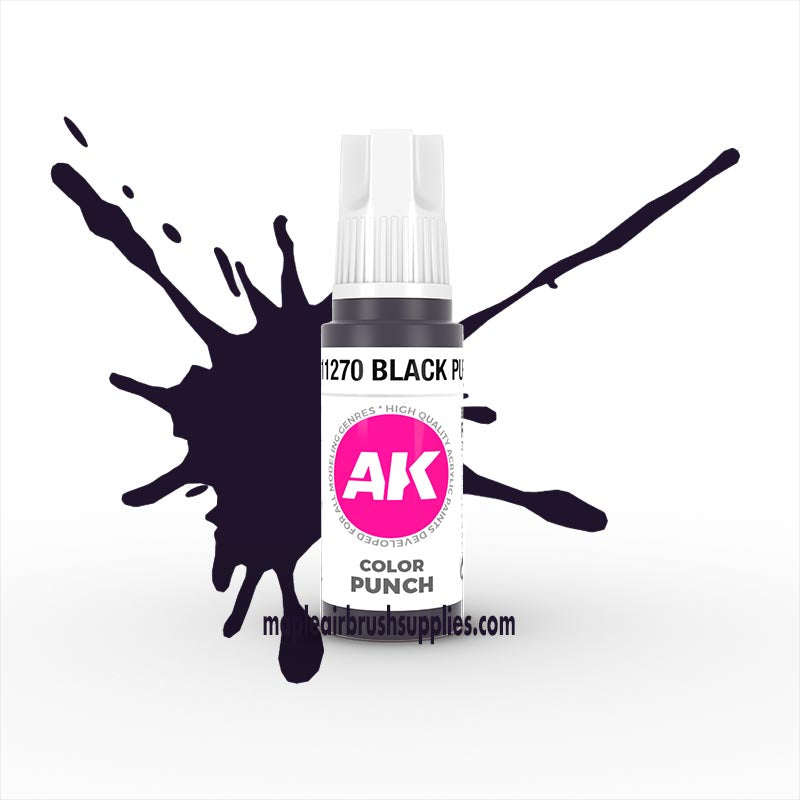 aaron。パープル3個、オークル1個 AK 3rd Gen Color Punch Black Purple