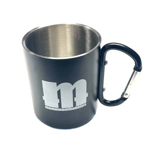 Monument Stainless Paint Water Cup with Carabiner