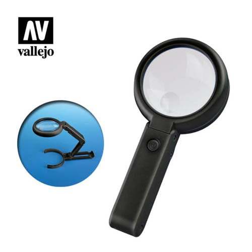 Vallejo Light Craft Foldable Led Magnifier With Inbuilt Stand