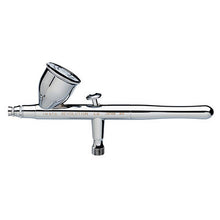 Iwata Revolution HP-CR Gravity Feed Airbrush with .5mm nozzle, ergonomic handle, and PTFE needle packing for solvent paints.