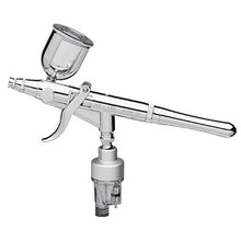 Iwata Revolution HP-TR1 Side Feed Airbrush with pistol trigger, 0.30 mm needle, side-mount cup, and moisture filter.