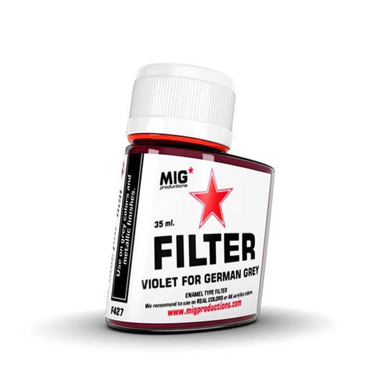 Mig Enamel Violet Filter for German Grey 35ml
