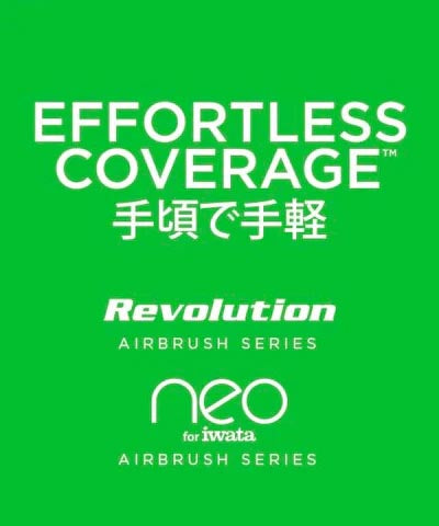 iwata Revolution Effortless Coverage NEO Airbrushes