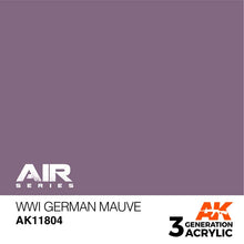 AK Air WWI German Mauve acrylic paint by AK Interactive, 3rd Gen, for realistic WWI model detailing.