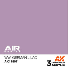 AK Air WWI German Lilac acrylic paint by AK Interactive for realistic WWI German military figure brush application.