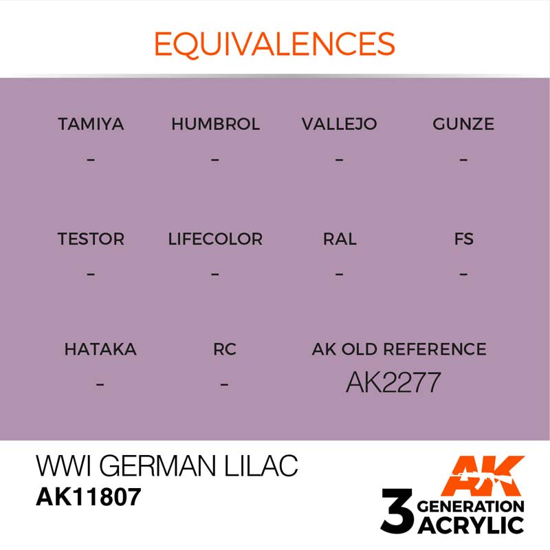 AK Interactive 3rd Gen WWI German Lilac