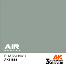 AK Air RLM 65 (1941) acrylic paint by AK Interactive, designed for German WWII aircraft with vivid color and opacity.