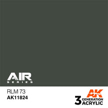 AK Air RLM 73 high-quality acrylic lacquer paint for Luftwaffe color with matte finish and UV protection.