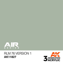 AK Air RLM 76 Version 1 displaying authentic WWII German aircraft paint color with precise, realistic acrylic finish.