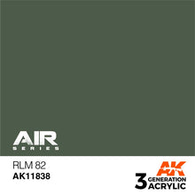 AK Air RLM 82 acrylic paint by AK Interactive, fast-drying, historically accurate for realistic aircraft modeling.