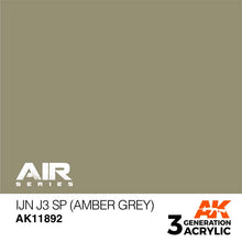 AK Air IJN J3 SP (Amber Grey) acrylic paint with 3rd Gen formula for realistic matt finish on model builds.