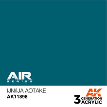 AK Air IJN/IJA Aotake acrylic paint mimics original Imperial Japanese Navy and Army colors with high weathering resistance.