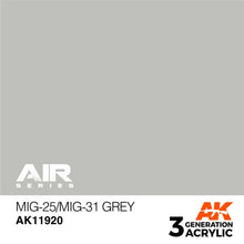 AK Air MiG-25/MiG-31 Grey premium acrylic paint by AK Interactives for smooth, high-quality model finishes.