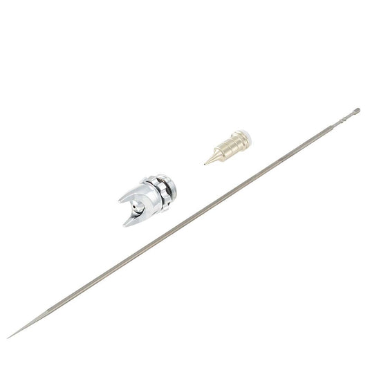 712362 FineLine Complete Headset 0.28mm with nozzle, needle, and air cap for Harder & Steenbeck airbrush models.