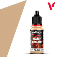 Vallejo Game Color Pale Flesh 72003 18ml bottle of acrylic paint for miniature and model painting.