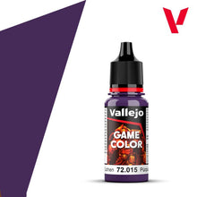 Vallejo Game Color Hexed Lichen 18ml bottle with purple paint for miniature and model painting.