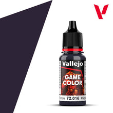Vallejo Game Color Royal Purple 72016 18ml bottle of acrylic paint designed for miniature and model painting.