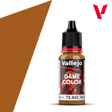Vallejo Game Color Parasite Brown 72042 18ml bottle of acrylic paint for miniature and model painting.