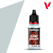 Vallejo Game Color Wolf Grey 18ml bottle of acrylic paint for miniatures and model painting.