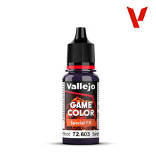 Vallejo Special FX Demon Blood bottle 18ml acrylic paint for realistic game color effects and miniature detailing