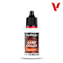 Vallejo Special FX Frost 18ml bottle from Game Color series for detailed miniature painting effects.