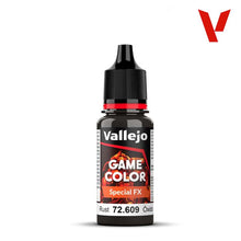 Vallejo Special FX Rust 18ml bottle featuring rust effect paint for model weathering and game color detailing.