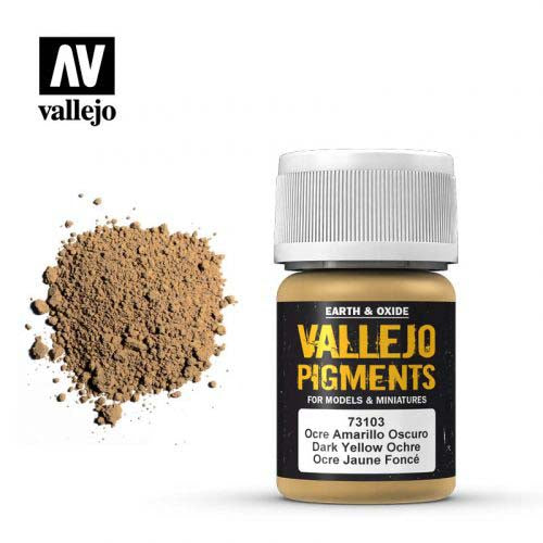 Vallejo Dark Yellow Ocre Pigment