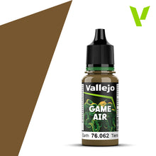 Vallejo Game Air Earth acrylic airbrush paint bottle with ultra-fine pigment for fantasy and model painting projects