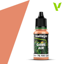 Vallejo Game Air Rosy Flesh acrylic paint for airbrushing miniatures with fine pigment and fast-drying matte finish.