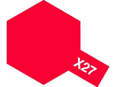 Tamiya Enamel X-27 Clear Red Hobby Paint