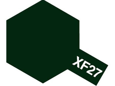Tamiya Enamel XF-27 Flat Black Green