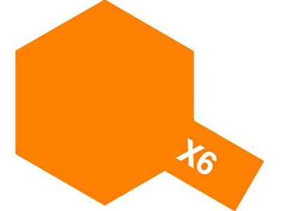 Tamiya Acrylic X-06 Mini Gloss-Orange - 10ml