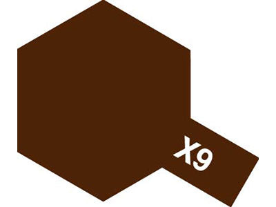 Tamiya Acrylic X-09 Mini Gloss-Brown - 10ml