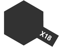 Tamiya Acrylic X-18 Mini Semi-Gloss Black - 10ml