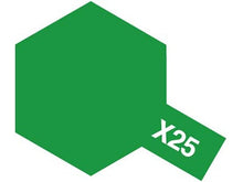 Tamiya Acrylic X-25 Mini Gloss-Clear Green - 10ml