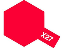 Tamiya Acrylic X-27 Mini Gloss-Clear Red - 10ml