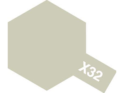 Tamiya Acrylic X-32 Mini Titanium Silver - 10ml