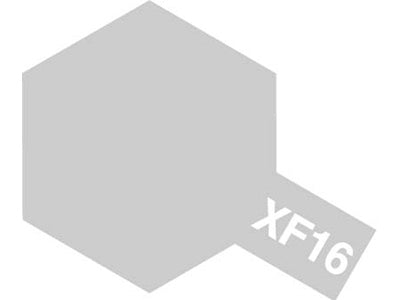 Tamiya Acrylic XF-16 Mini Flat-Aluminum - 10ml