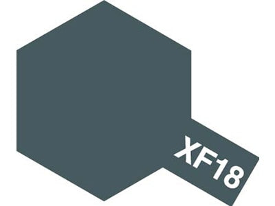 Tamiya Acrylic XF-18 Mini Flat-Medium Blue - 10ml