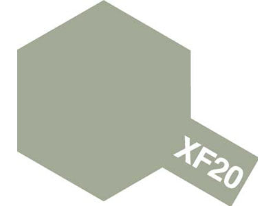 Tamiya Acrylic XF-20 Mini Flat-Medium Grey - 10ml
