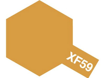 Tamiya Acrylic XF-59 Mini Flat-Desert Yellow - 10ml
