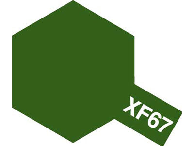 Tamiya Acrylic XF-67 Mini Flat-Nato Green - 10ml