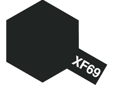 Tamiya Acrylic XF-69 Mini Flat-Nato Black - 10ml