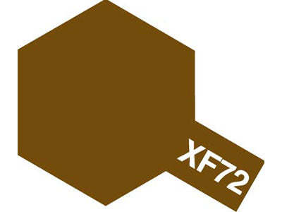Tamiya Acrylic XF-72 Mini Flat-Brown JGSDF - 10ml