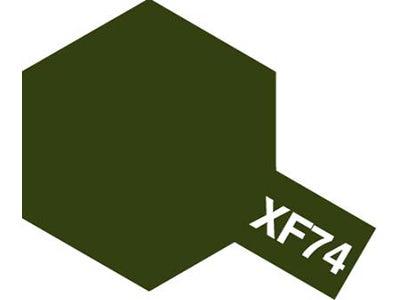 Tamiya Acrylic XF-74 Mini Flat-Olive Drab JGSDF - 10ml
