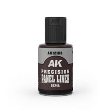 AK Interactive Precision Panel Liner Sepia