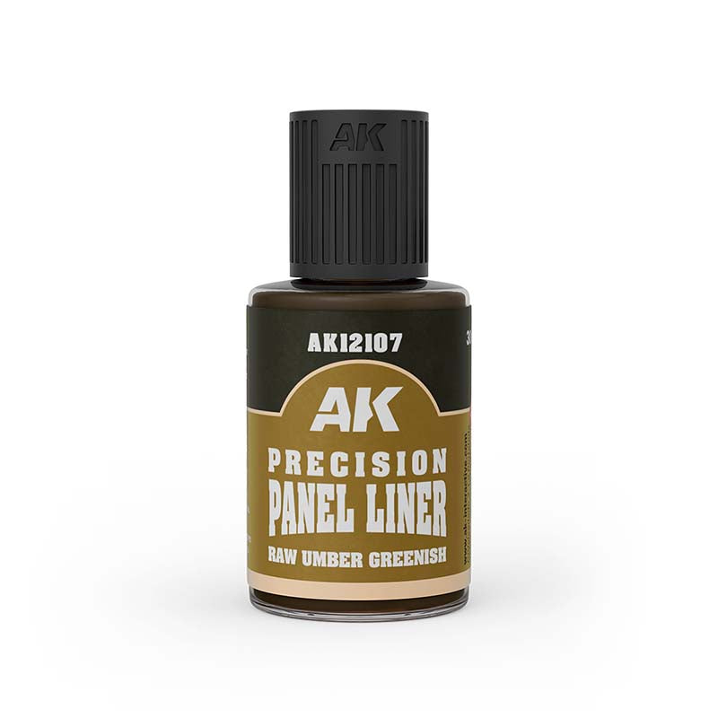 AK Interactive Precision Panel Liner Raw Umber Greenish - 30ml