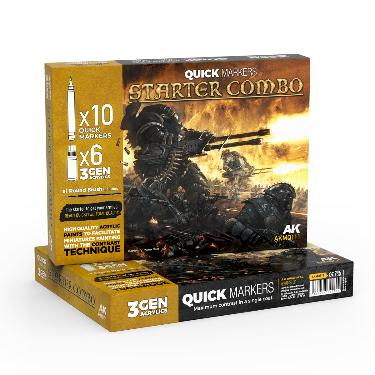 AK Quick Marker Starter Combo Quick Markers + 3 Gen Set