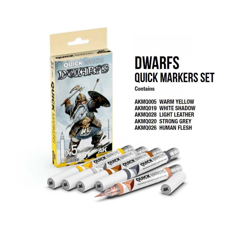 AK Quick Marker Dwarfs Quick Markers Set