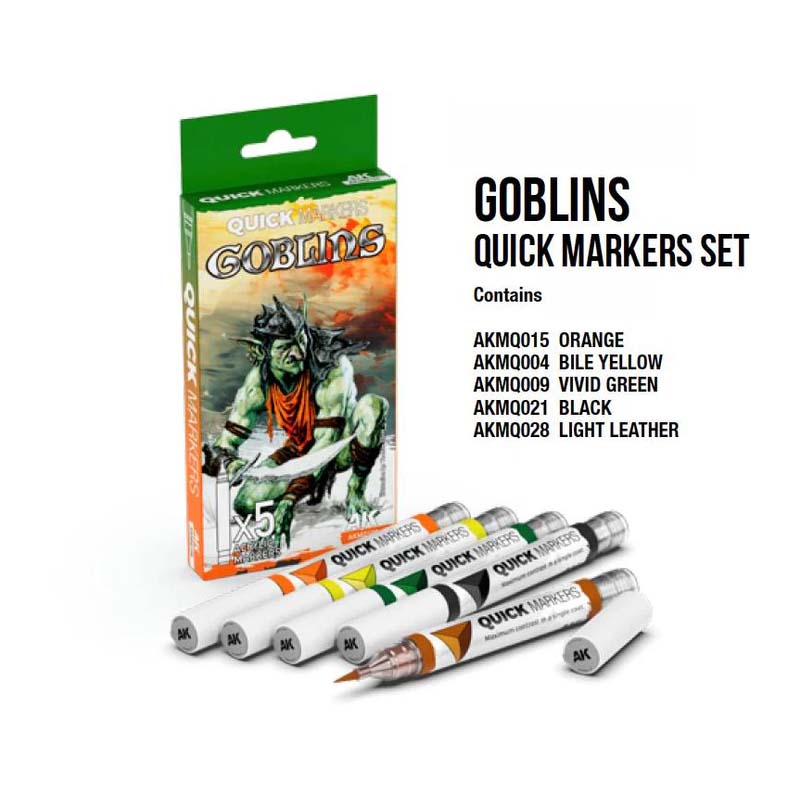 AK Quick Marker Goblins Quick Markers Set